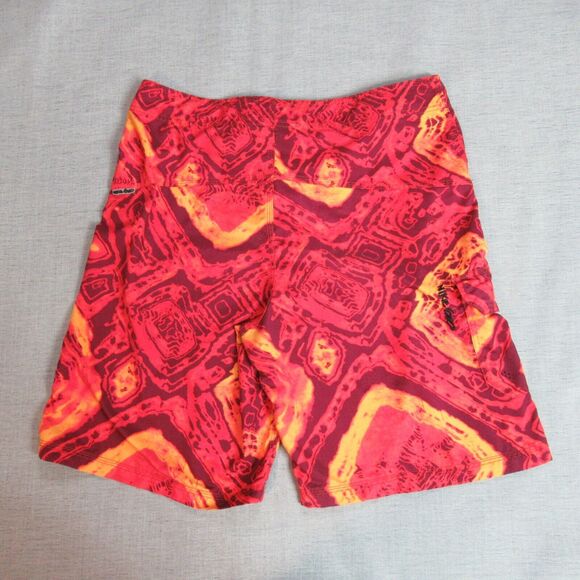 Nike 6.0 Board Shorts Mens Size 34 Red Orange Geometric Swim Trunks Active - Picture 8 of 16